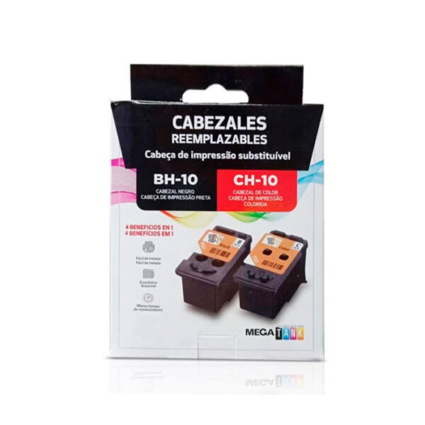 Cabezal Canon Kit Negro BH-10 + Color CH-10 PG5010-6010-7010-2160-3160