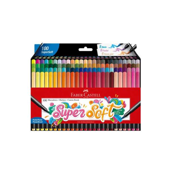 Faber Marcador Supersoft Est Ctn FABER CASTELL x1 Und