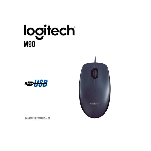 Mouse Logitech M90 Negro